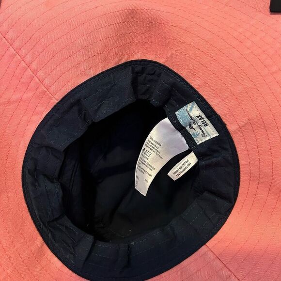 Tommy Bahama Relax Bucket Hat raw edge pink - Picture 5 of 7